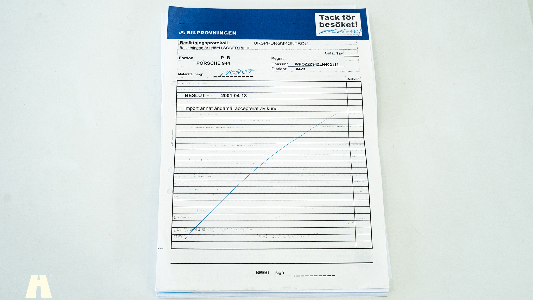 Documentation for 1990 Porsche 944 S2 (6)