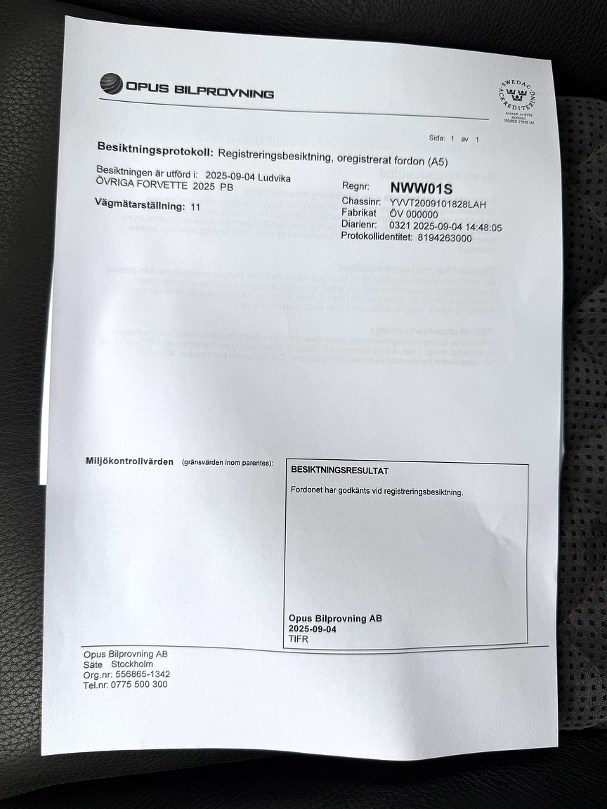 Documentation for 1939 Ford Fordor "Forvette"