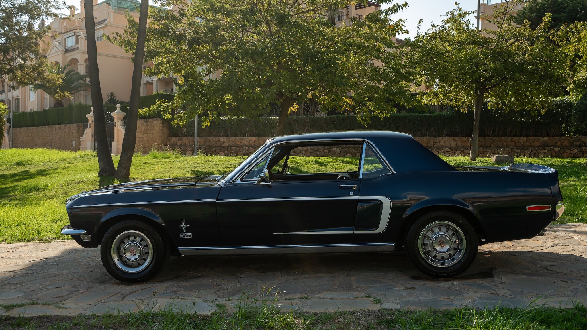 Exteriörbild på 1968 Ford Mustang GTA S-Code