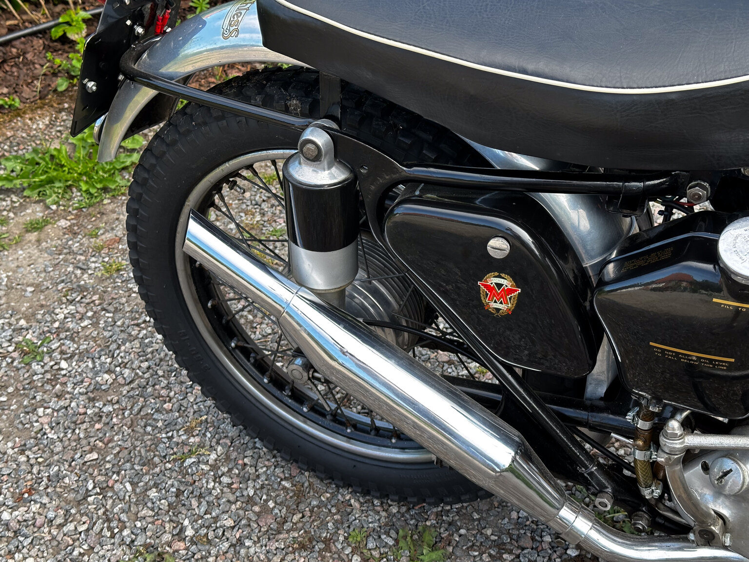 Aussenfoto 1952 AJS 16MS 350cc Matchless-replica