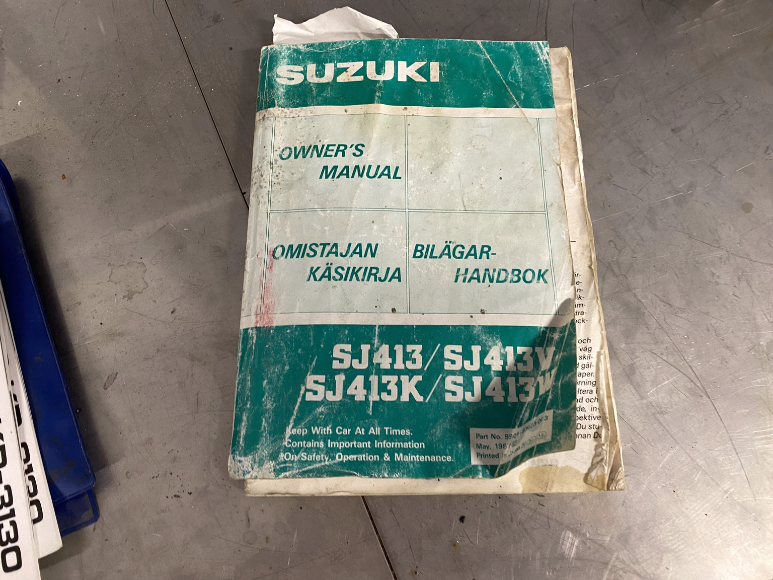Dokumentation, 1987 Suzuki SJ413 long