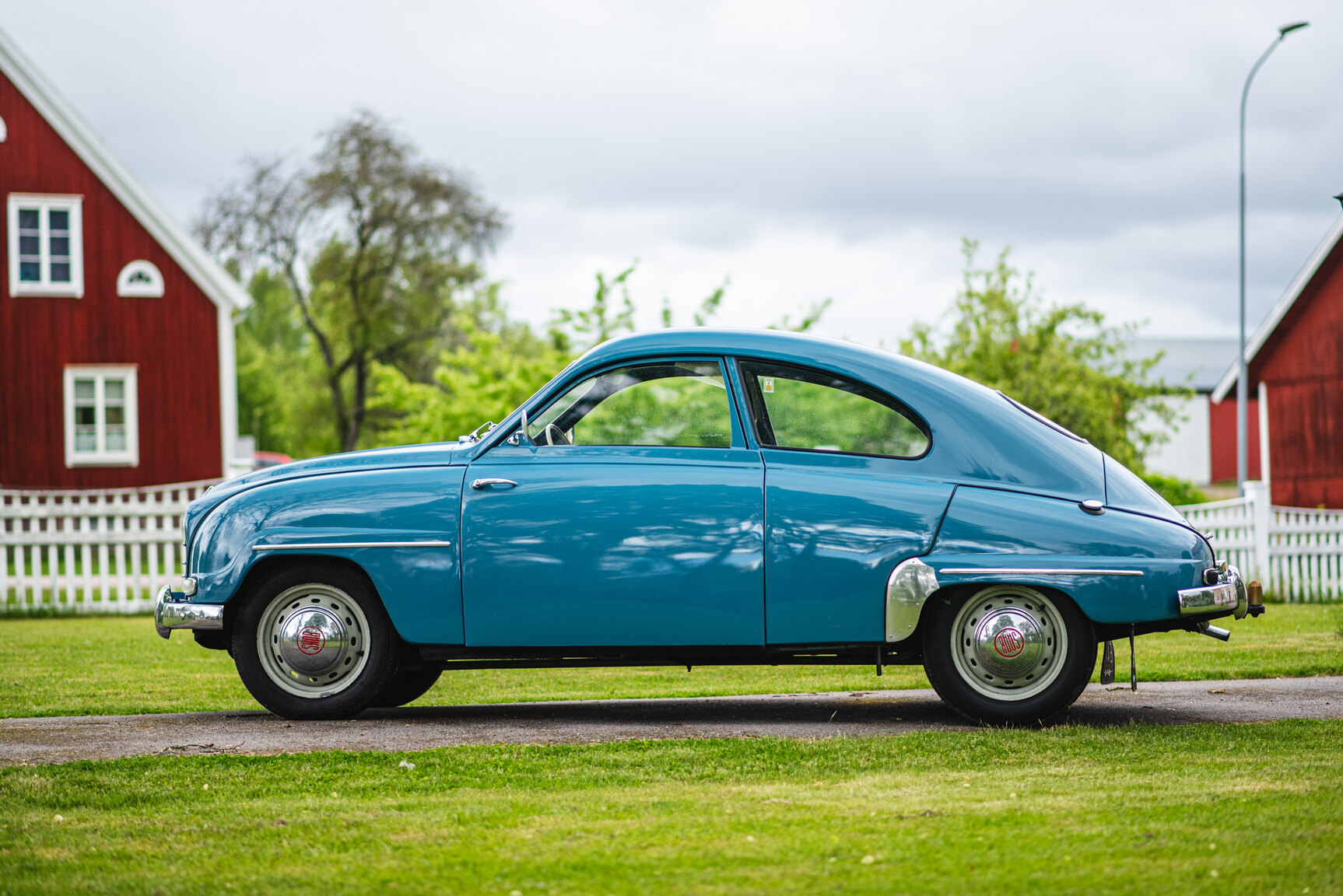 Exteriörbild på 1959 SAAB 93B De Luxe