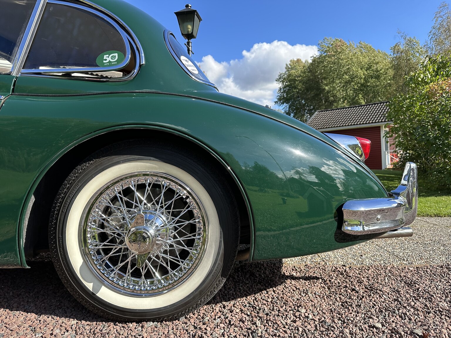 Exteriörbild på 1958 Jaguar XK150