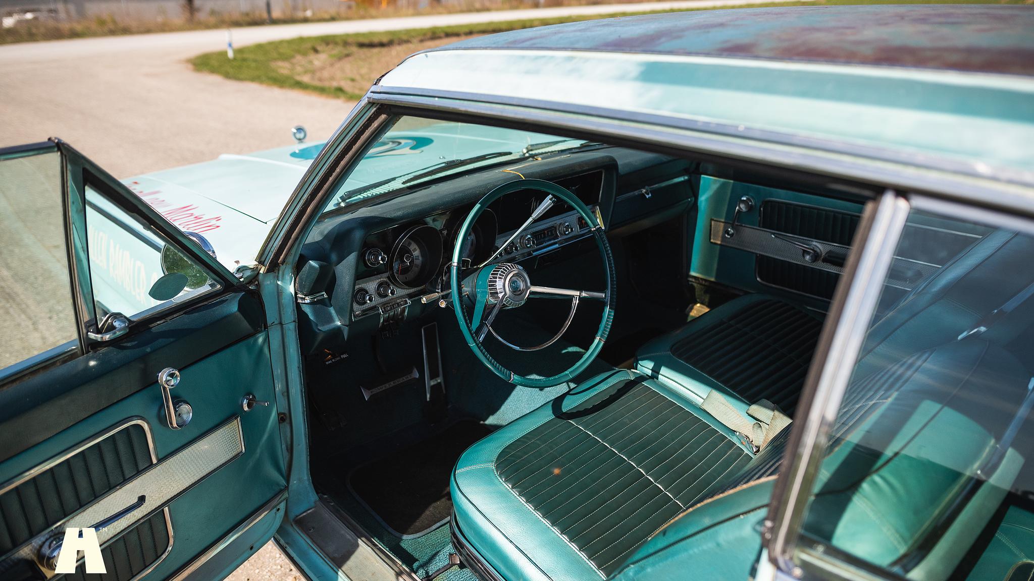 Interiörbild 1965 AMC Rambler Marlin 327 CUI 5.4 V8