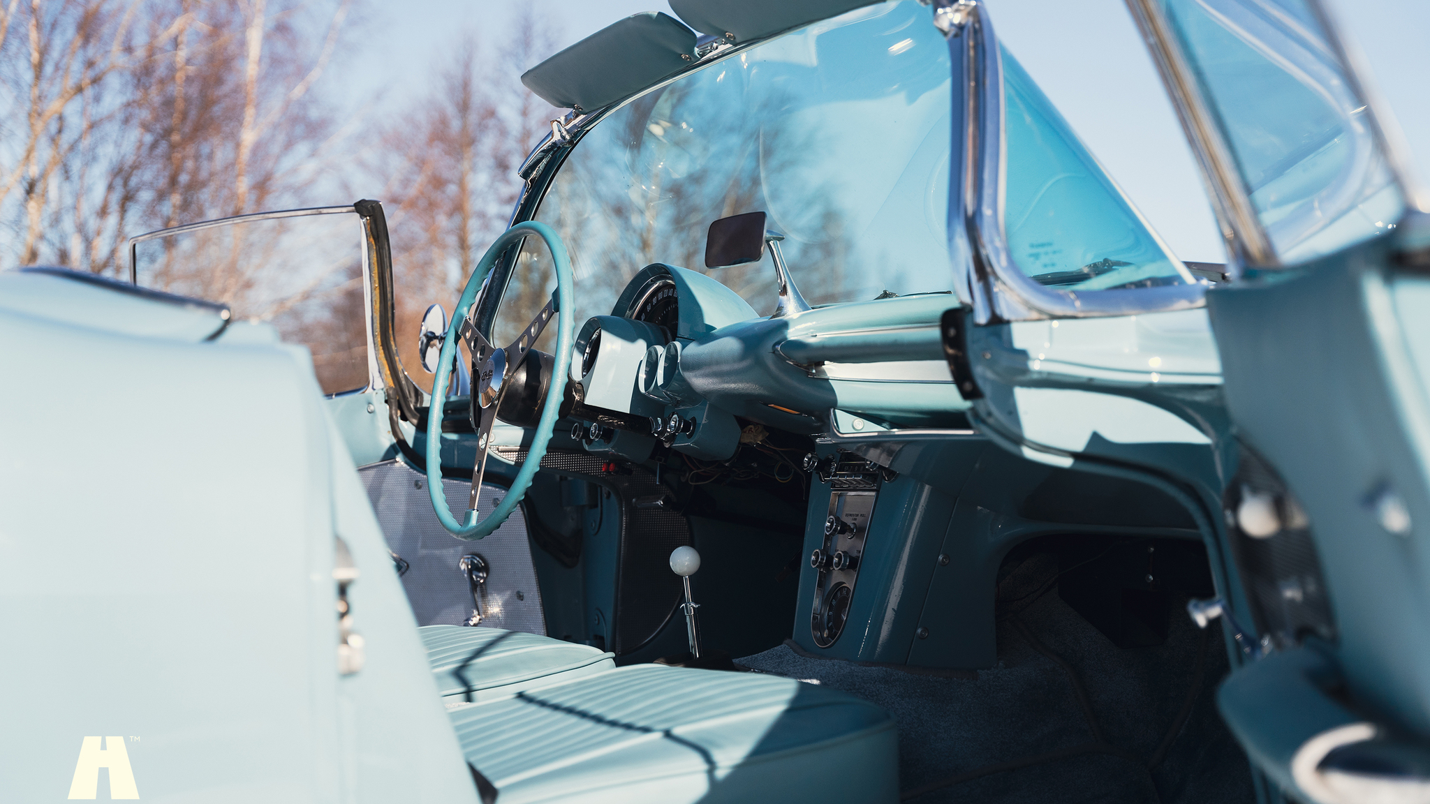 Interiörbild 1960 Chevrolet Corvette