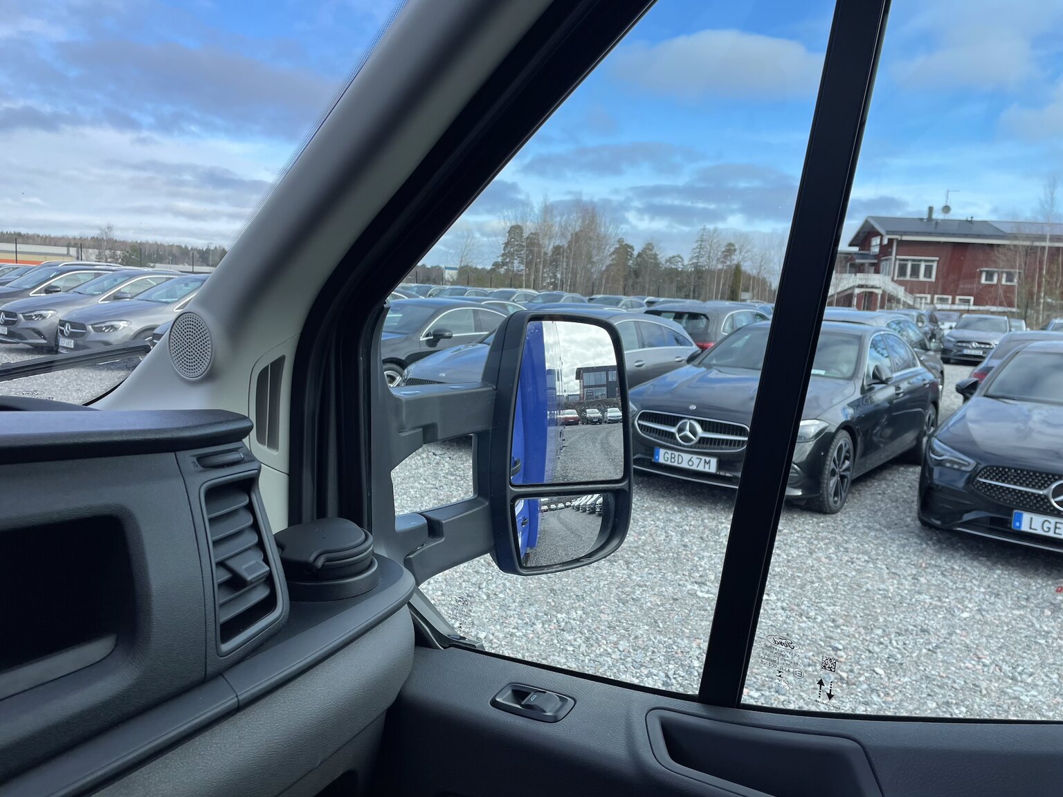 Innenraumfoto von 2022 Ford Transit fordonstransport