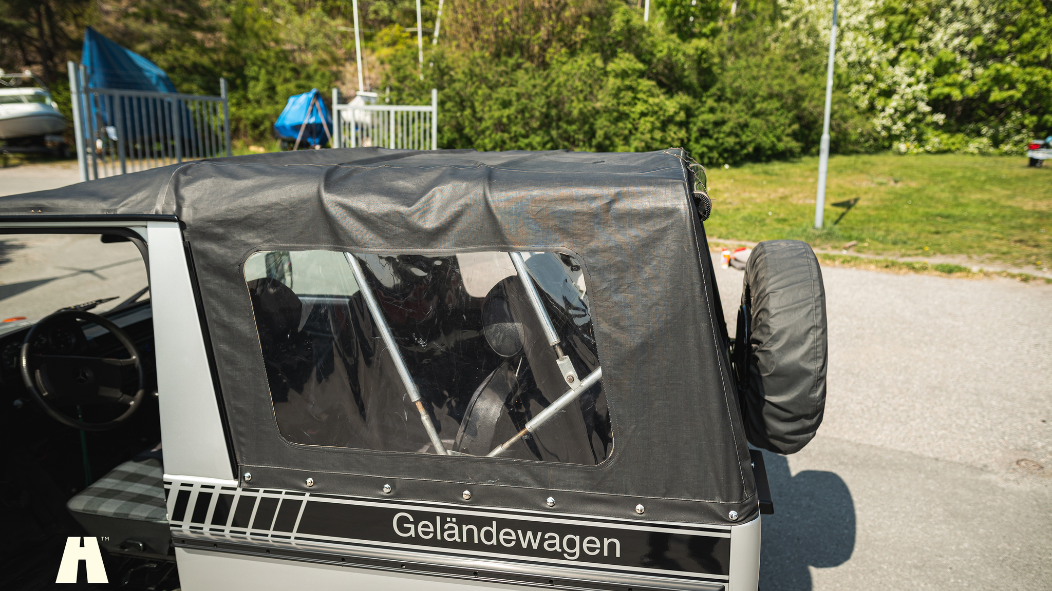 Exterior image of 1985 Mercedes 230GE Cabrio