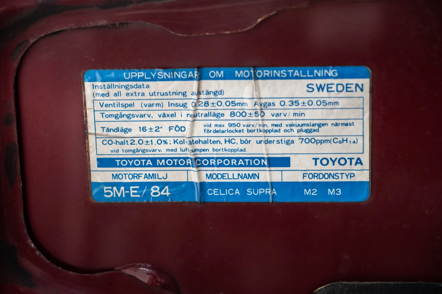 1986 Toyota Celica Supra 2.8 (11), Mekanik