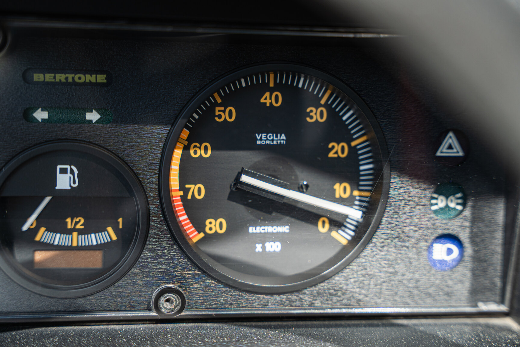 Interiörbild 1984 Bertone X 1/9