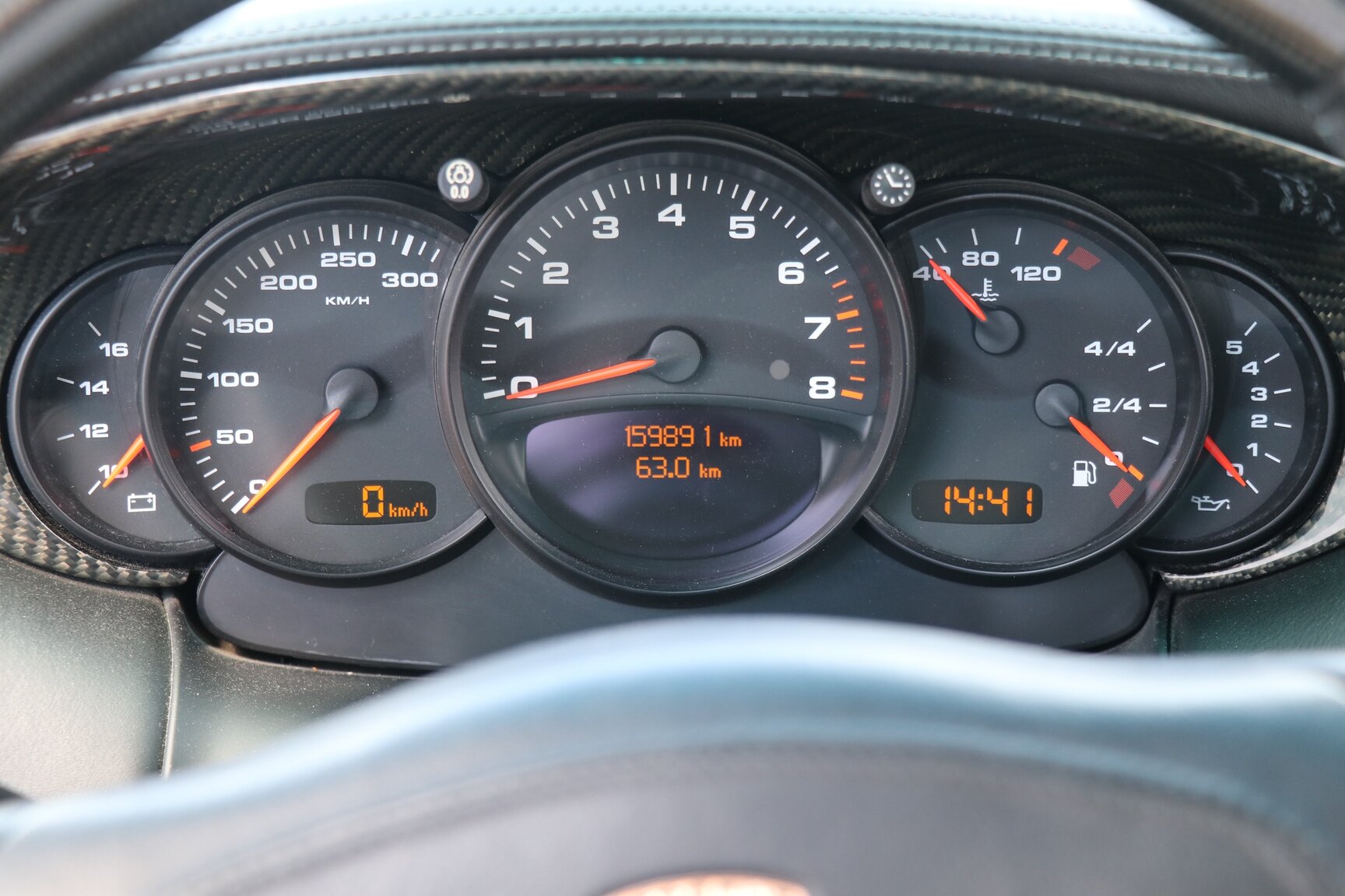 Interiörbild 2001 Porsche 911 Turbo