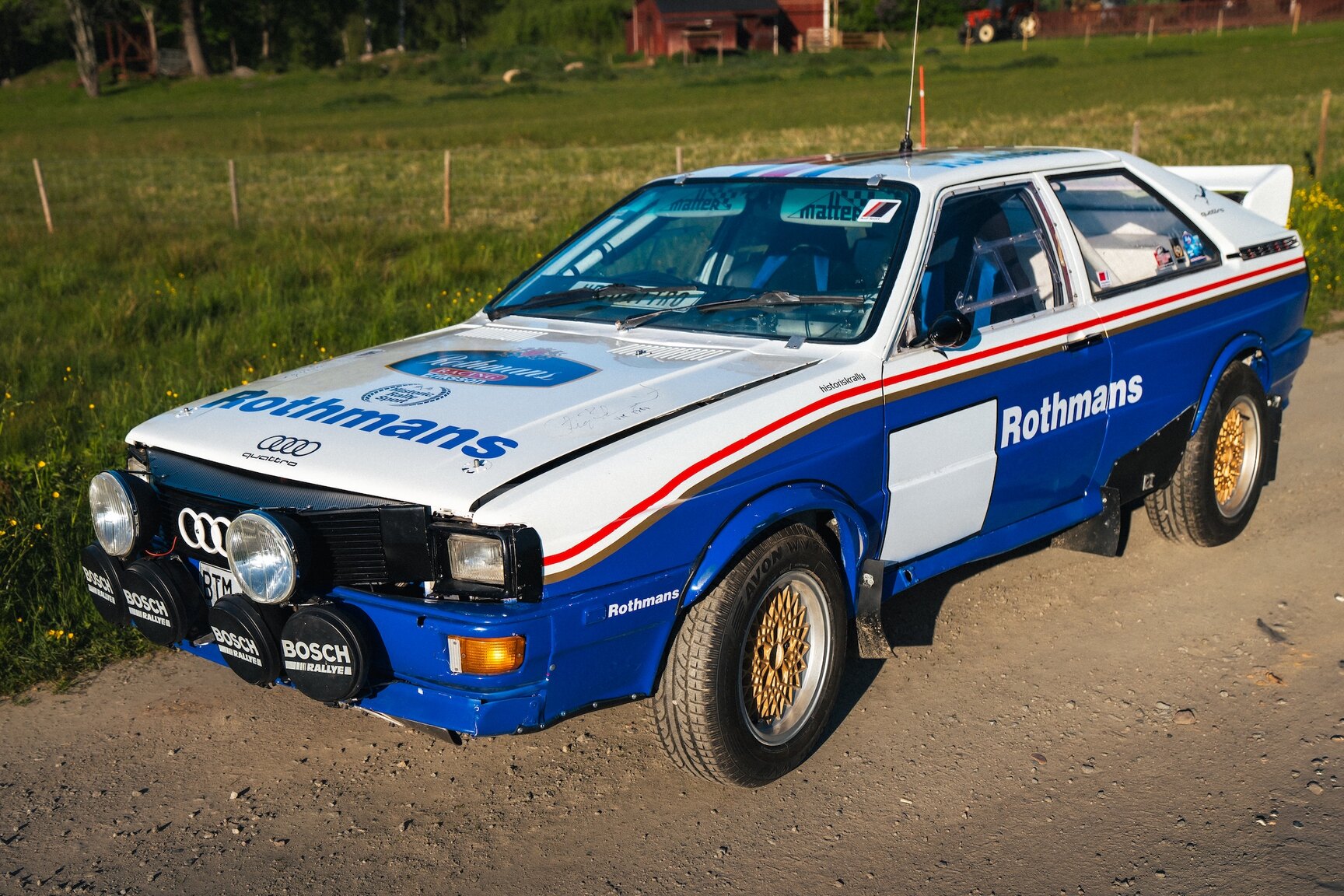 Exterior image of 1986 Audi Quattro Rally Replica