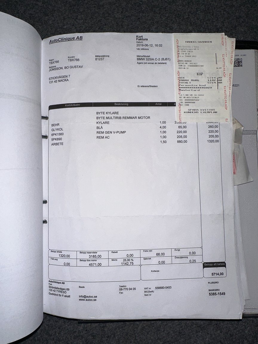Documentation for 2001 BMW 330Xi