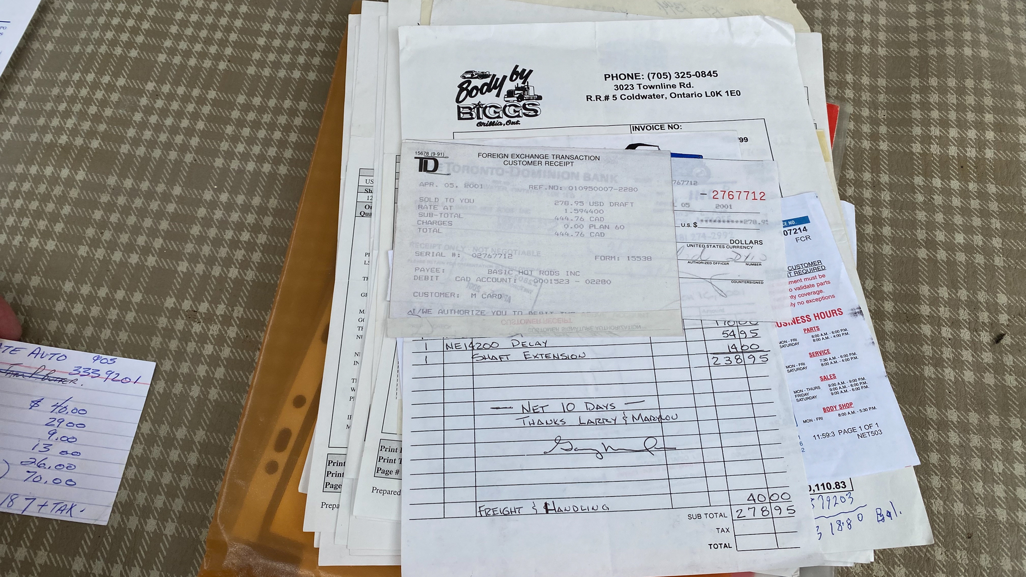 Dokumentation för 1959 Ford Thunderbird hardtop (53)