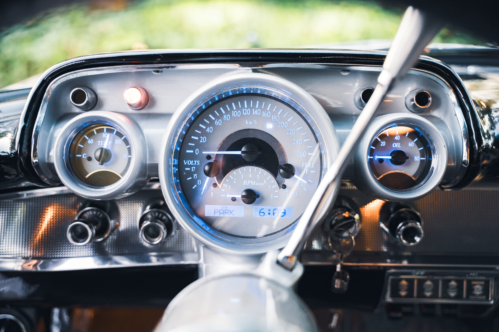 Interiörbild 1957 Chevrolet Bel Air Sport Coupé (30)