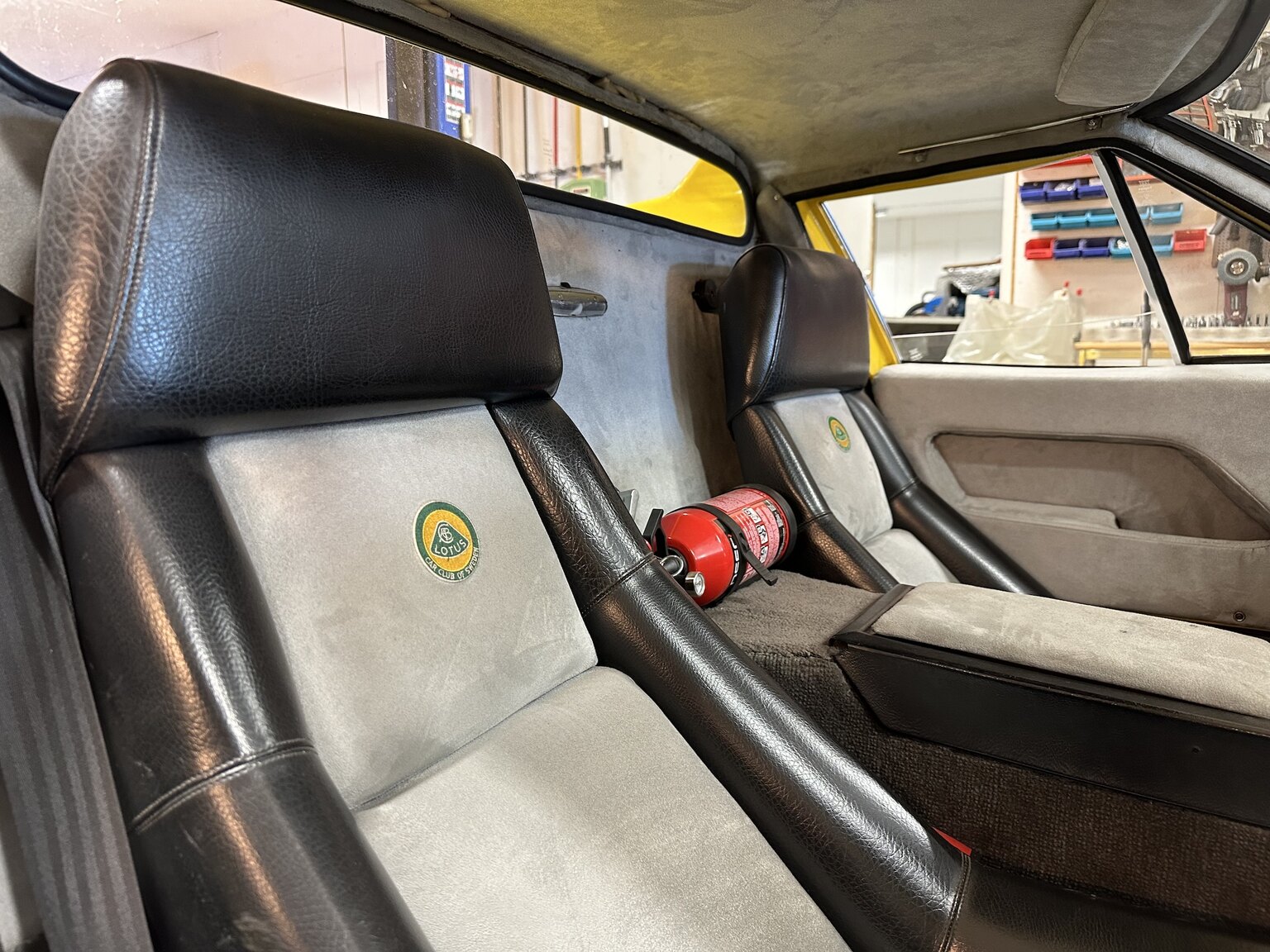 Innenraumfoto von 1970 Lotus Europa S2