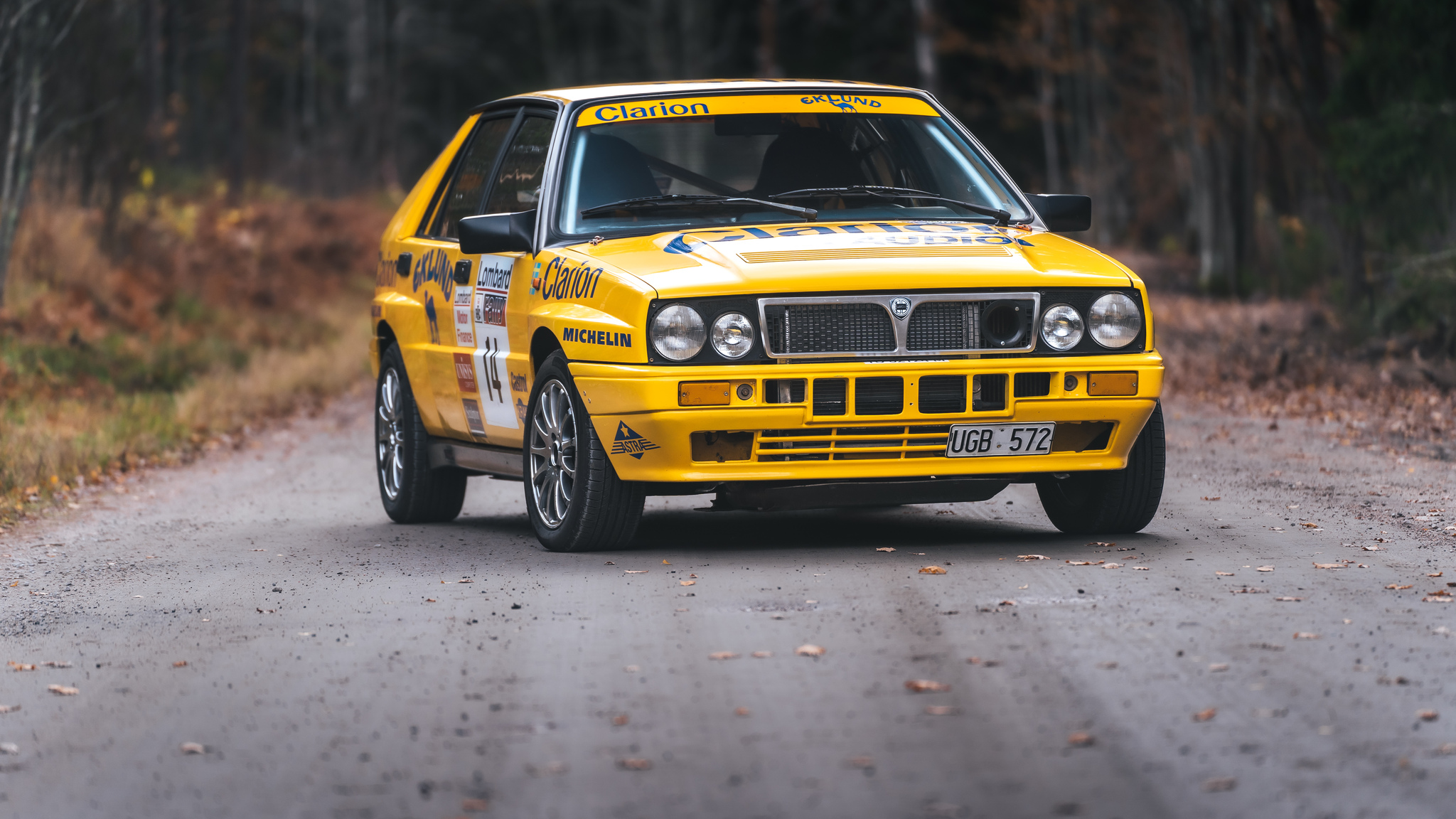 Exterior image of 1990 Lancia Delta Integrale 16V Per Eklund Replica