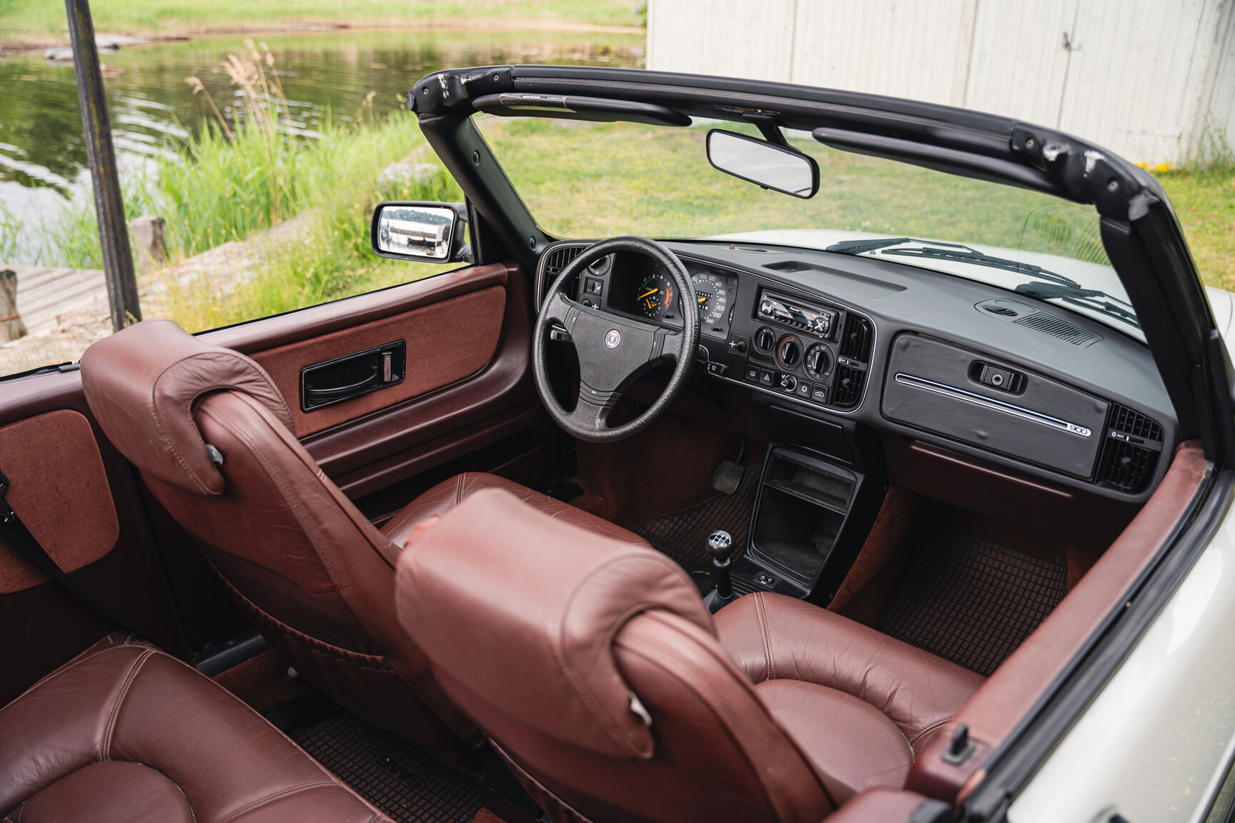 Interiörbild 1987 Saab 900 Turbo Convertible