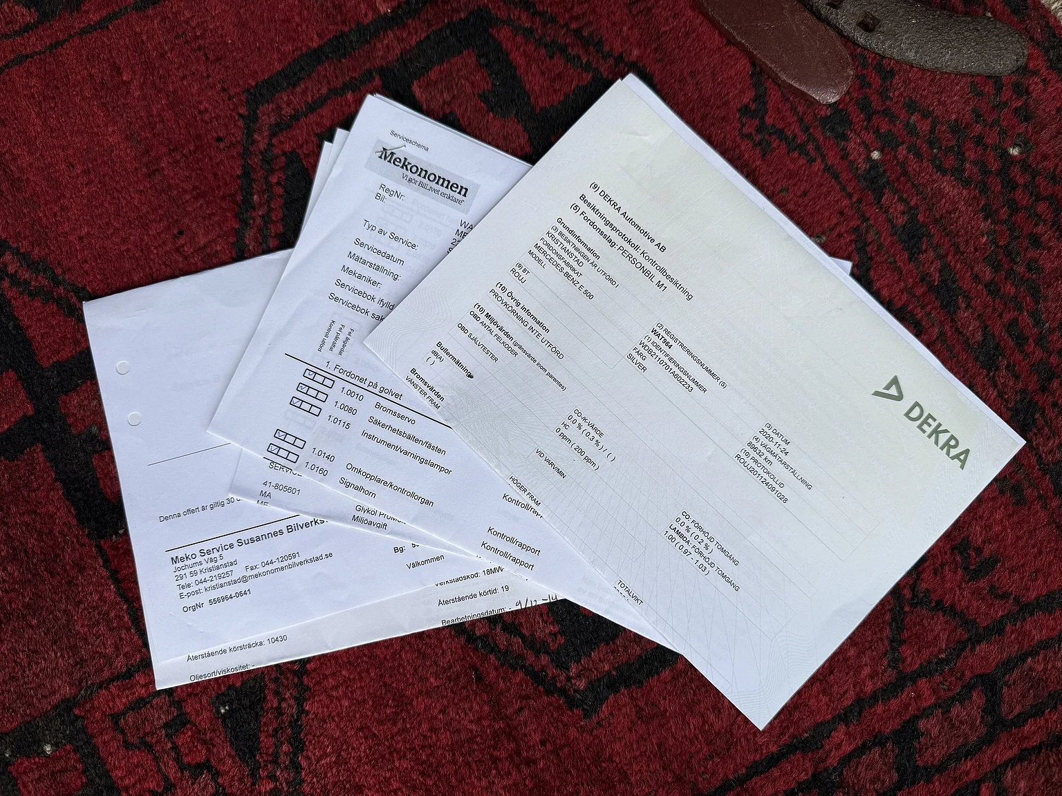 Dokumentation för 2004 Mercedes-Benz E 500 7G-Tronic (15)