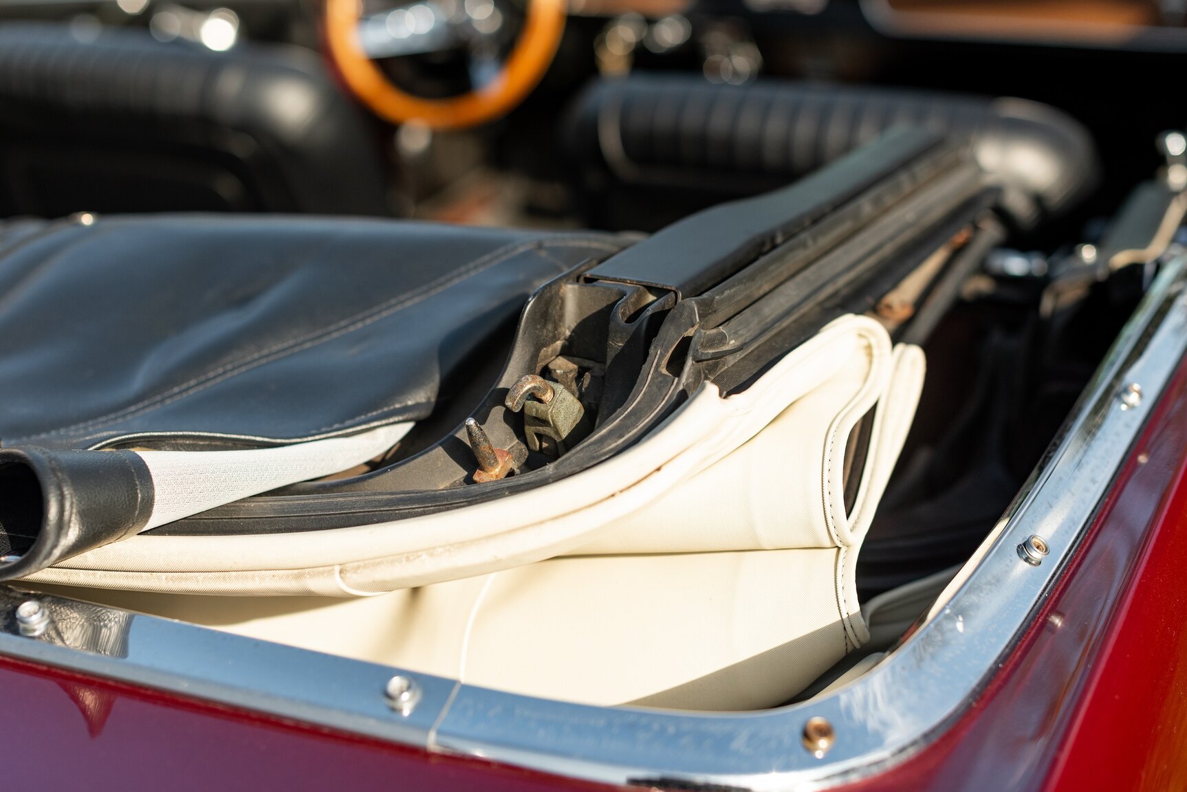 Interiörbild 1966 Ford Mustang Convertible