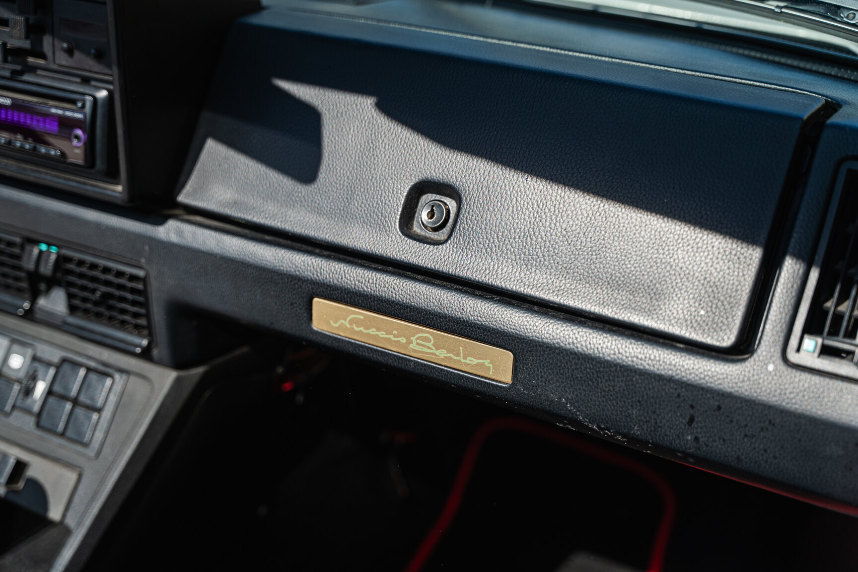 Interiörbild 1984 Bertone X 1/9