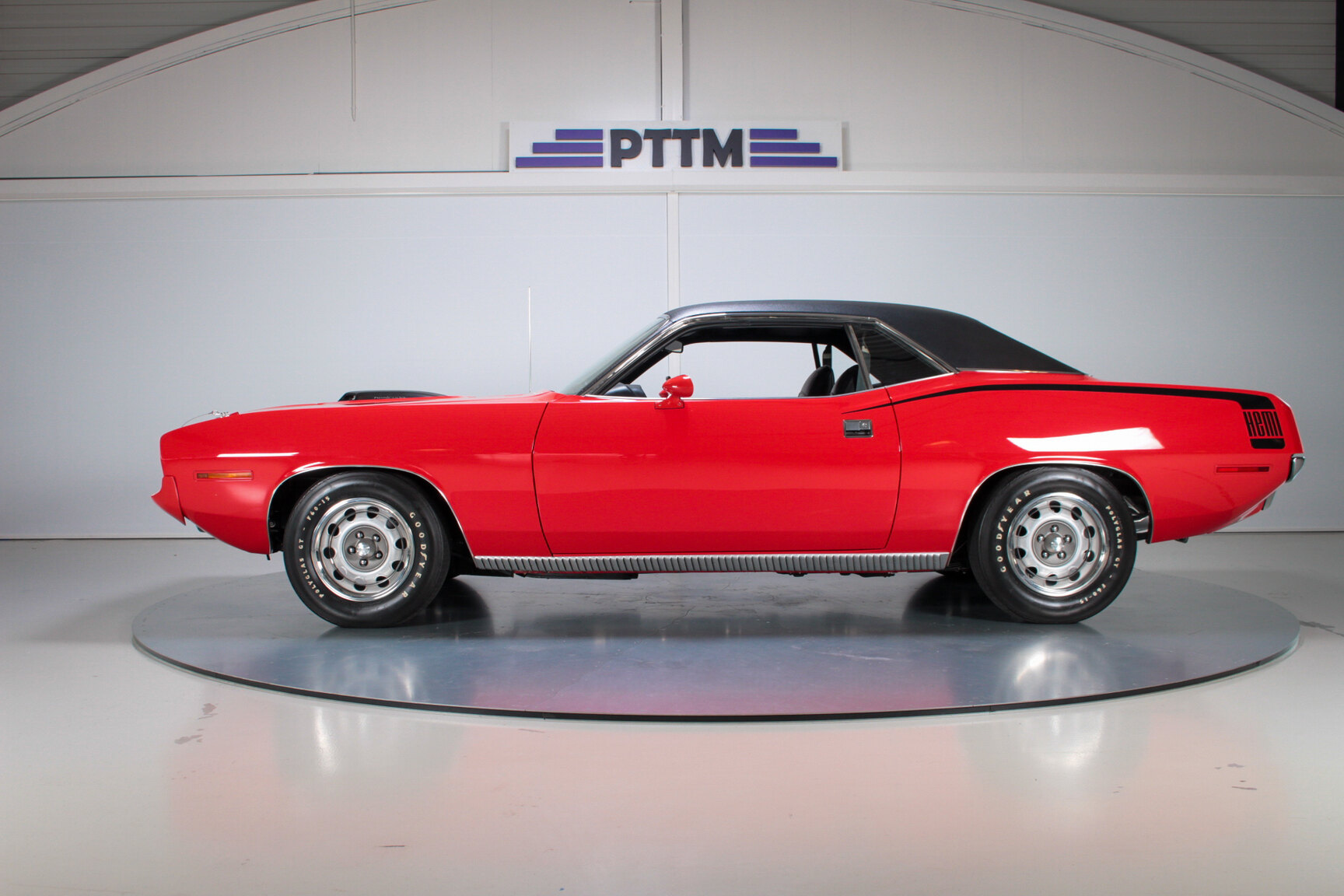 Exteriörbild på 1970 Plymouth Hemi Cuda