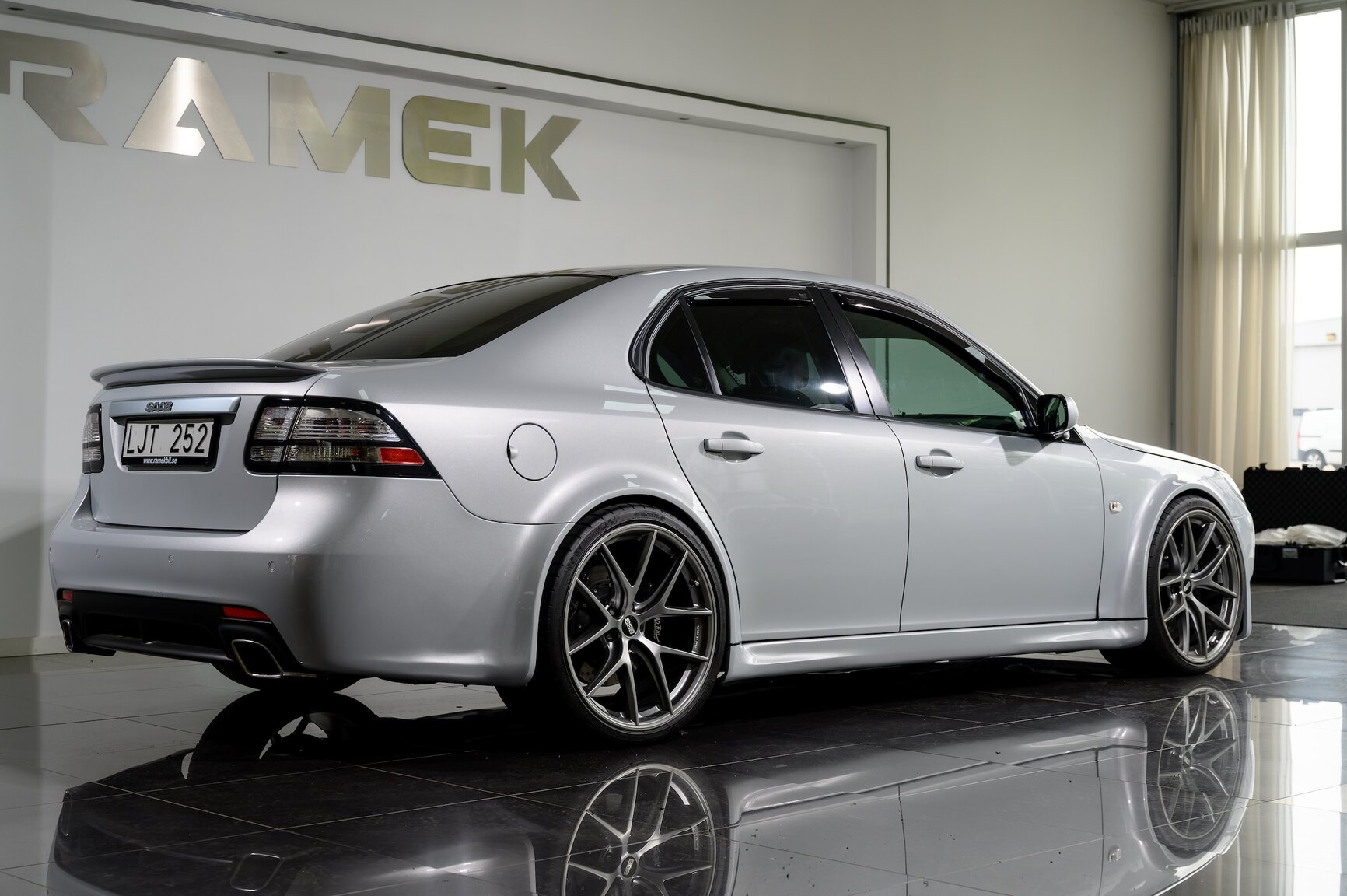 Aussenfoto 2008 SAAB 9-3 Aero SportSedan Silver Beast SFRO