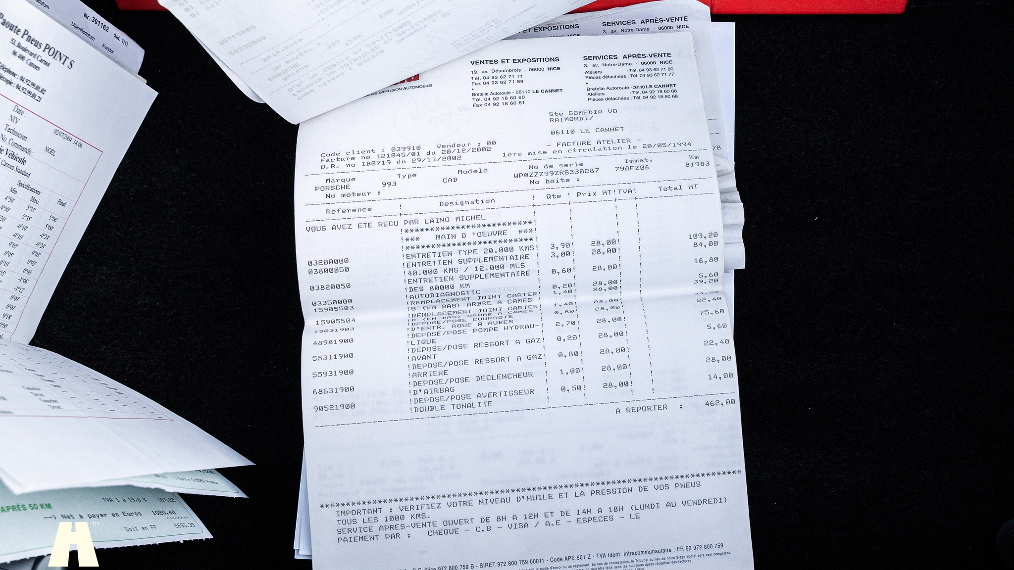 Dokumentation för 1994 Porsche 993 Cabriolet (31)