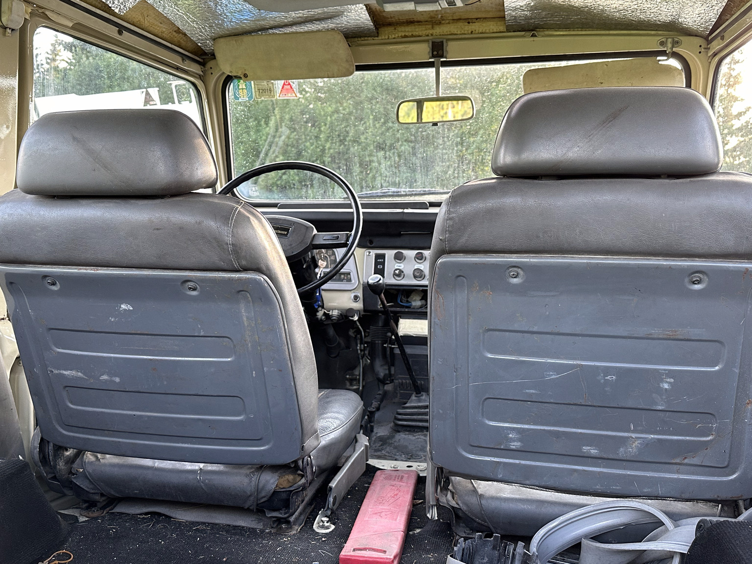 Interiörbild 1985 Toyota Land Cruiser BJ 42
