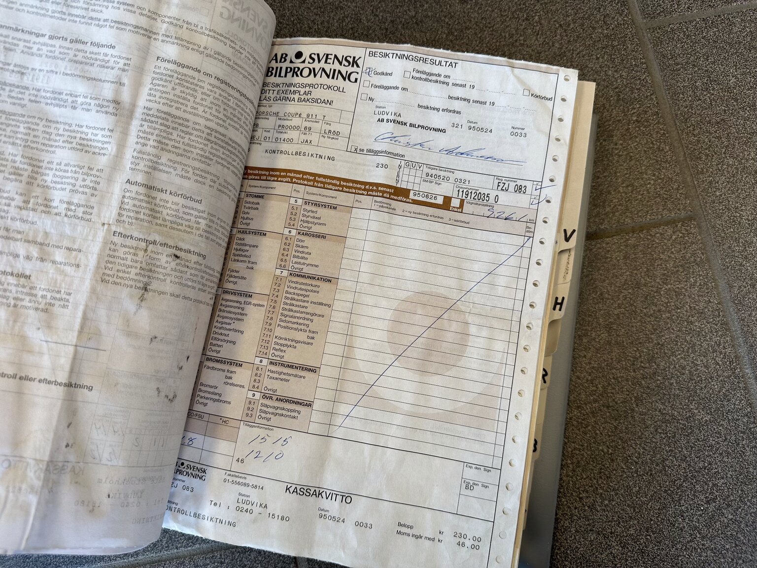 Dokumentation, 1969 1969 PORSCHE COUPÉ 911 T  (11)