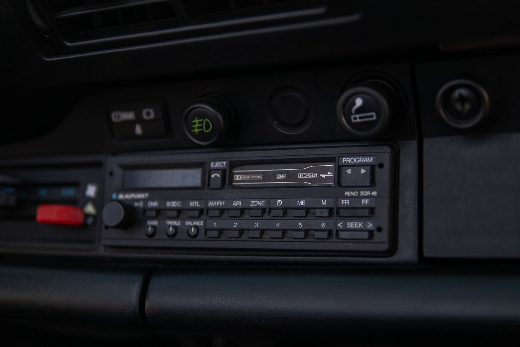 Interiörbild 1987 Porsche 911 Carrera Cab 3.2