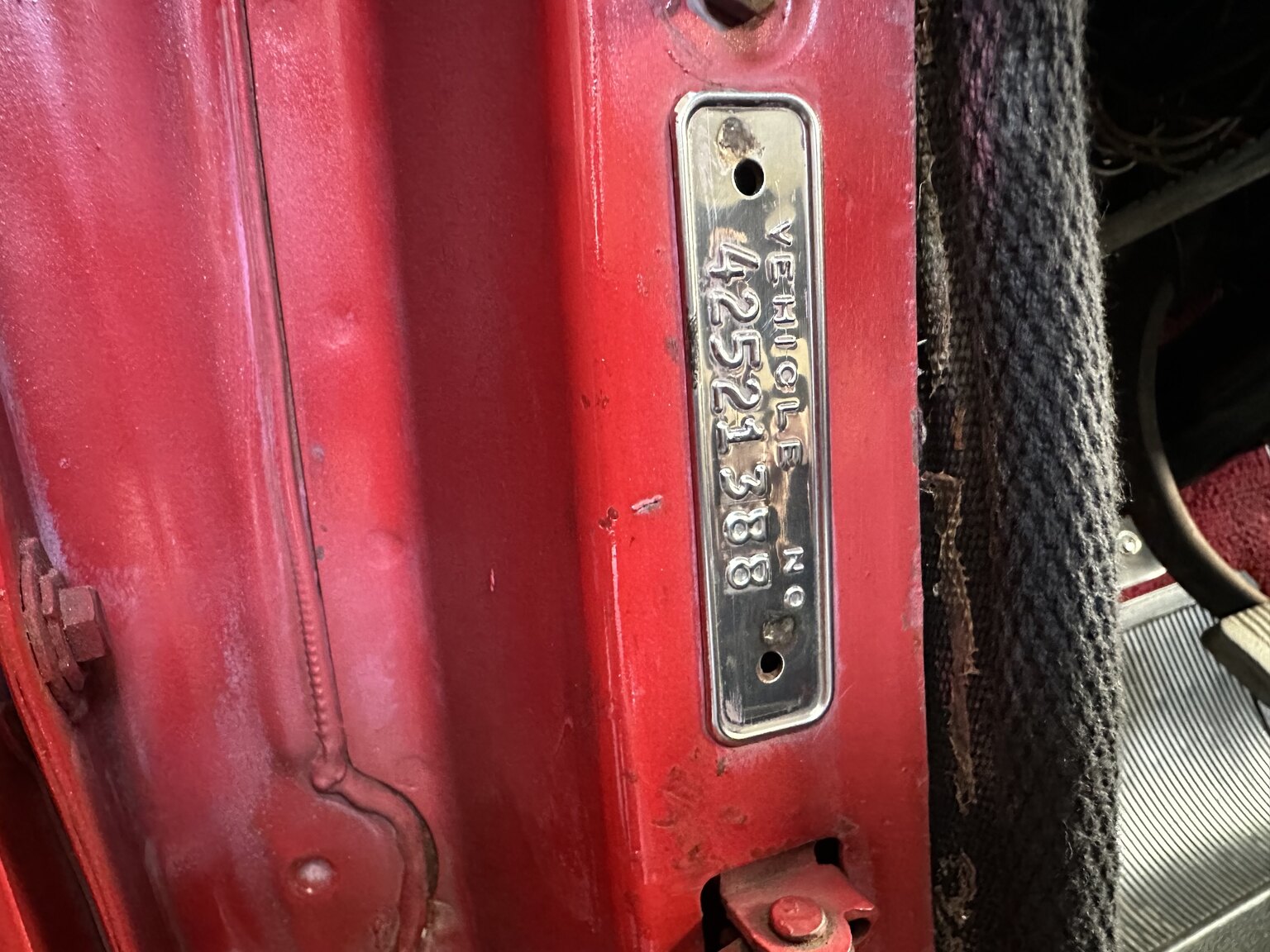 Interior image of 1955 Dodge Custom Royal Sedan HEMI