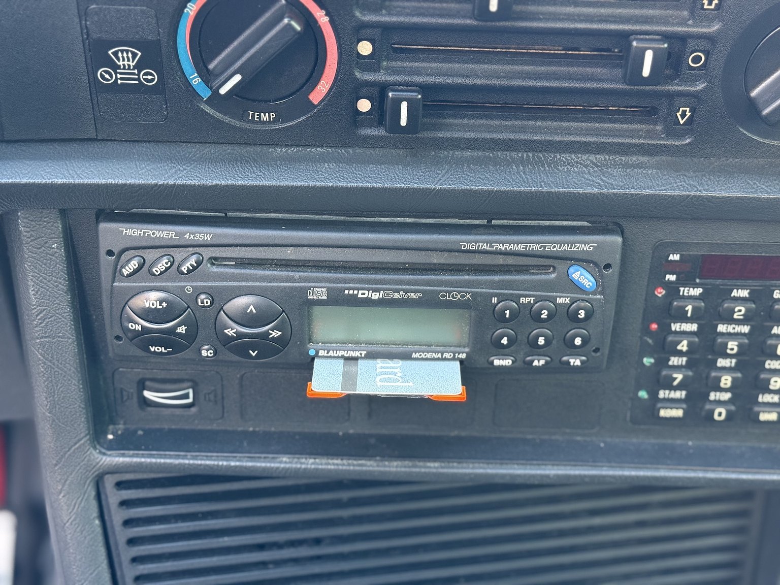 Interiörbild 1984 BMW 635CSi