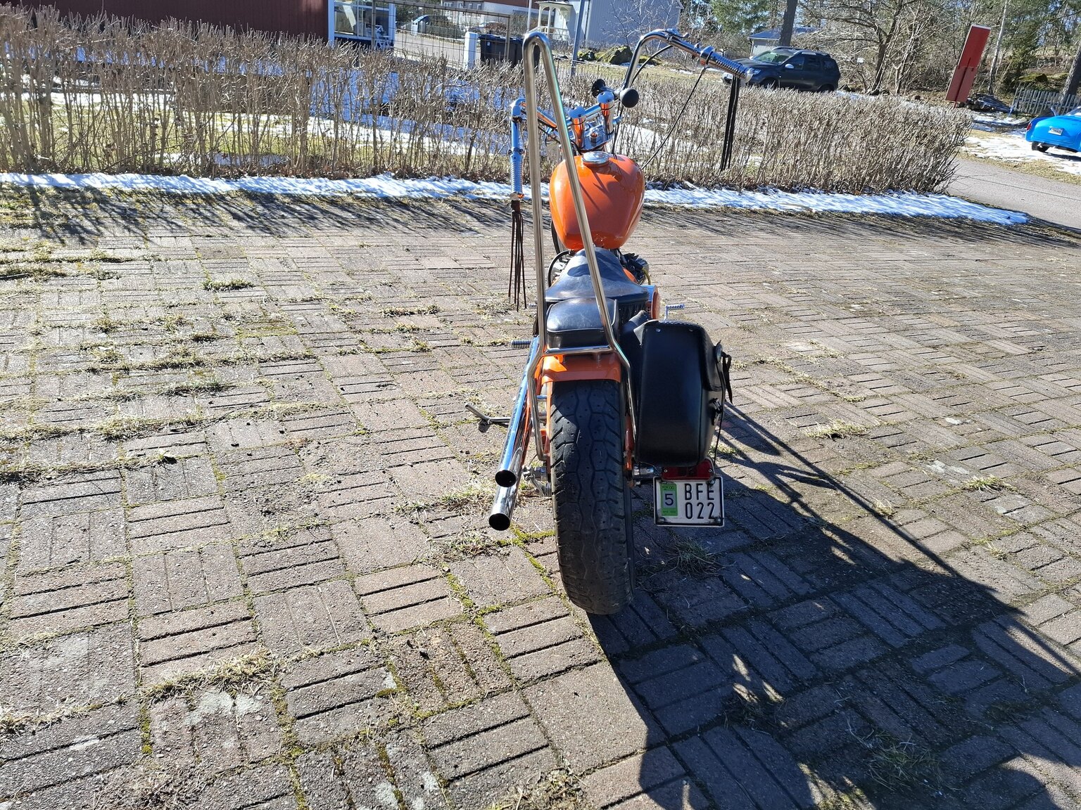 Exteriörbild på 1953 Triumph Thunderbird Chopper