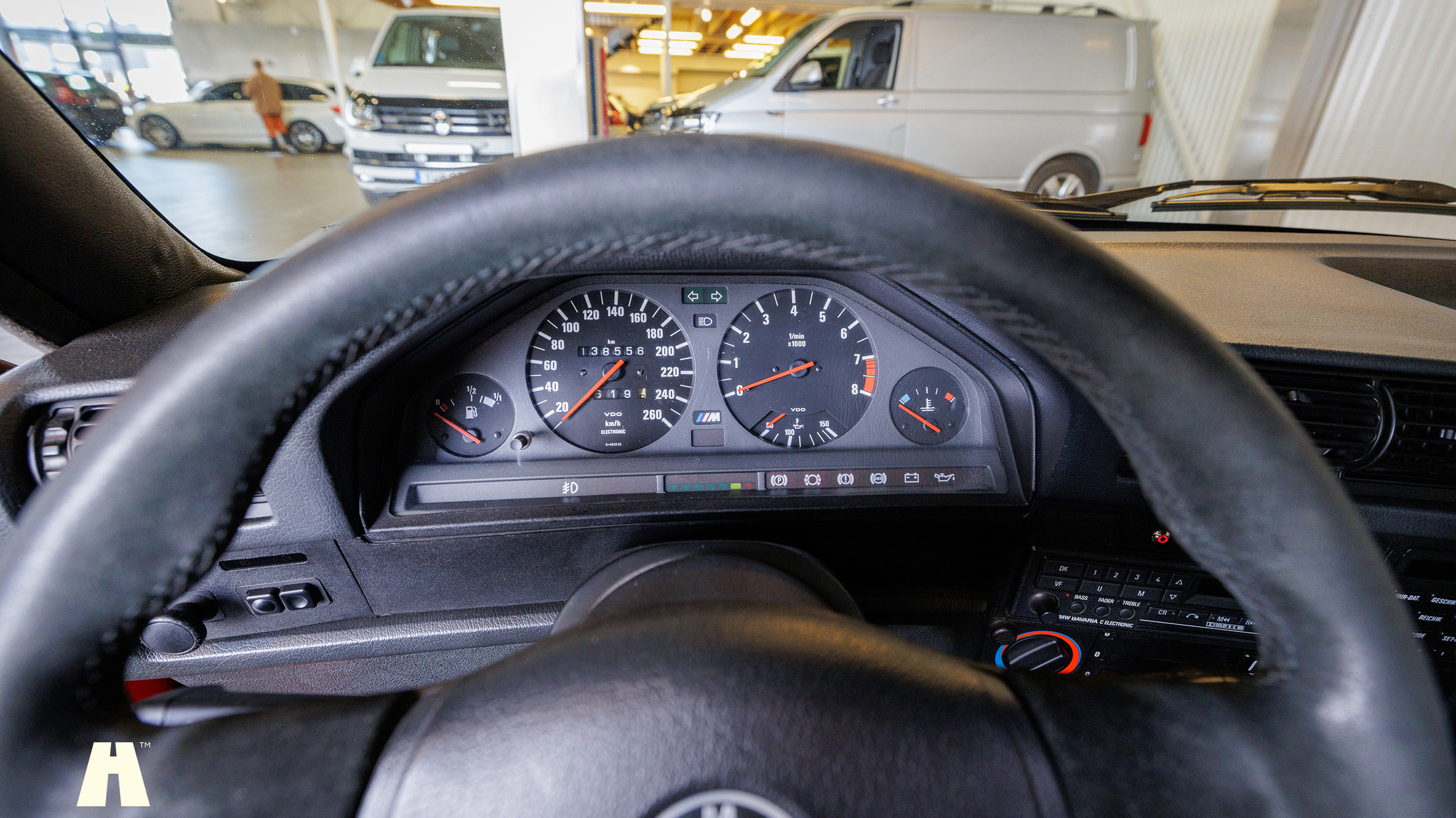 Interiörbild 1988 BMW E30 M3 EVO II