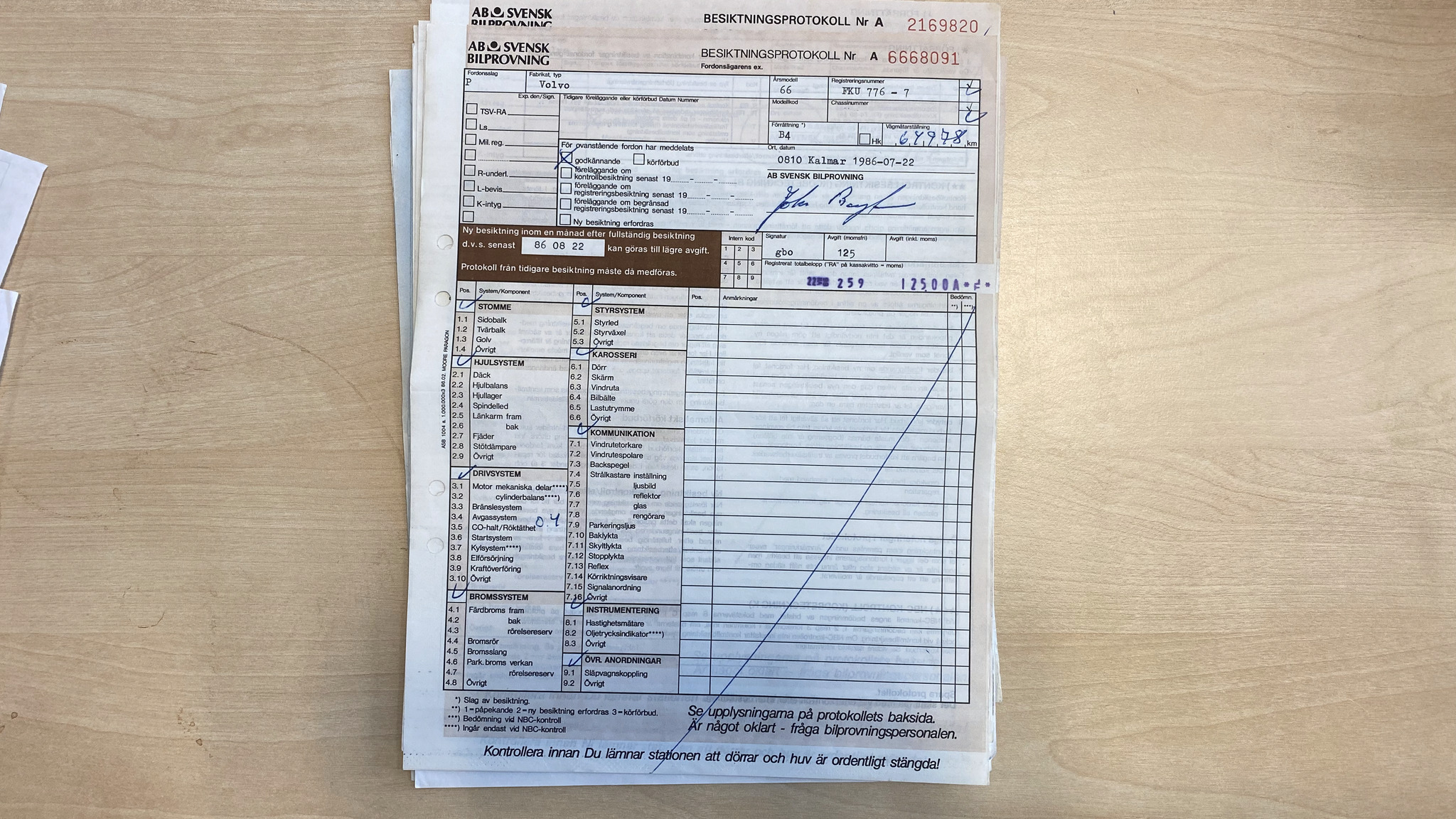 Documentation for 1966 Volvo Amazon (49)