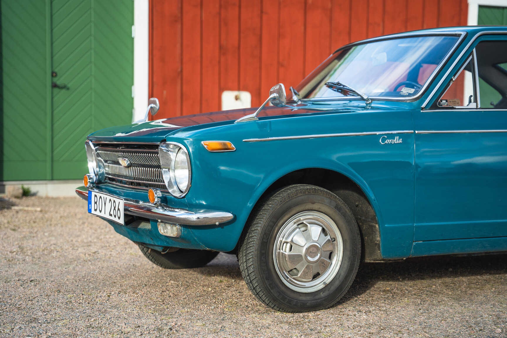 Exteriörbild på 1969 Toyota Corolla Coupé