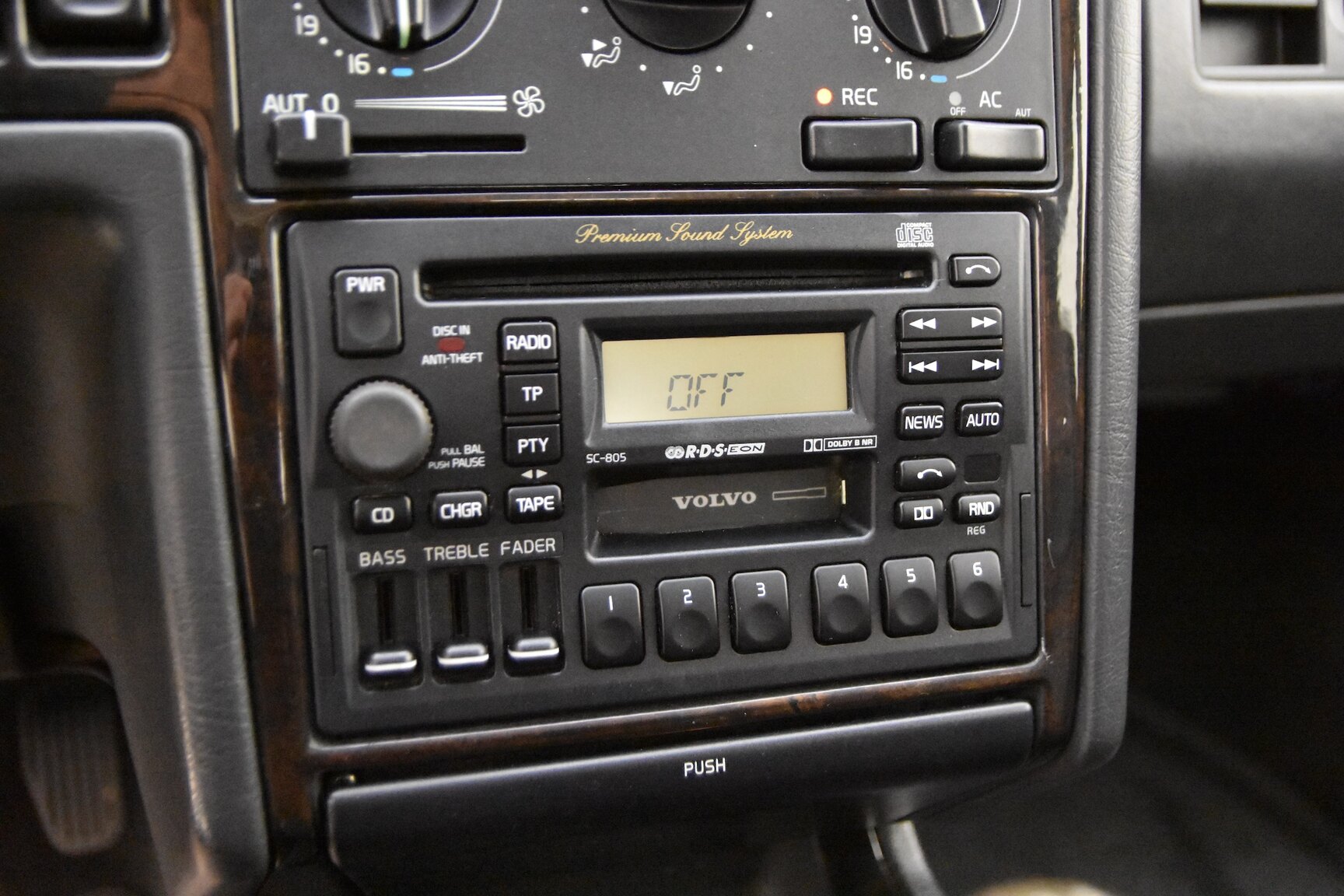 Interiörbild 1995 Volvo 850 T-5R Kombi