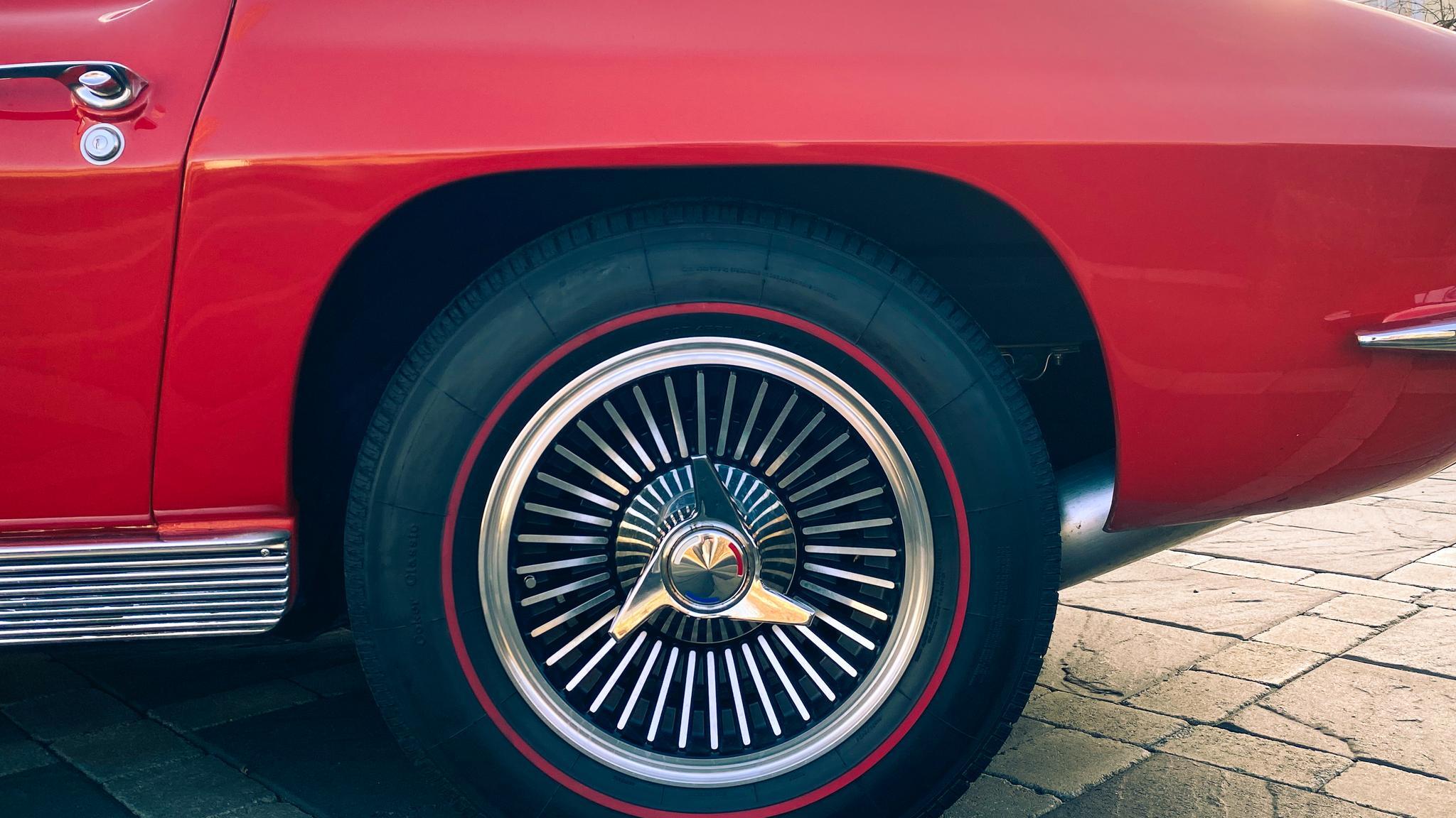 Exteriörbild på 1963 Corvette C2 Stingray