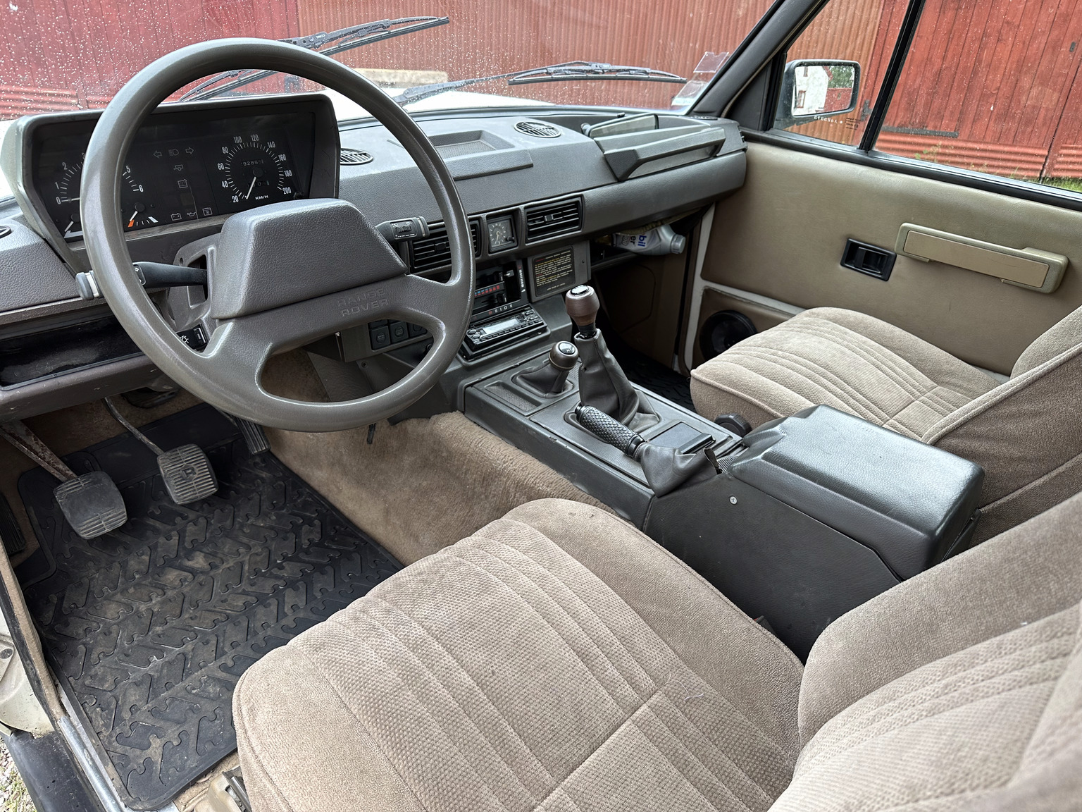 Innenraumfoto von 1990 Range Rover Classic