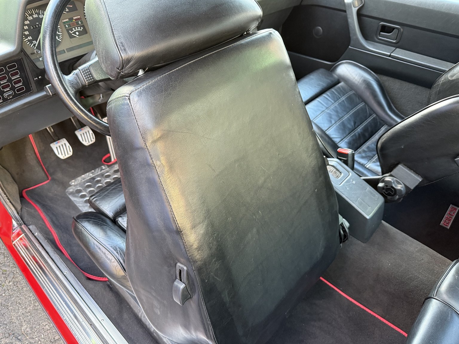Interiörbild 1984 BMW 635CSi