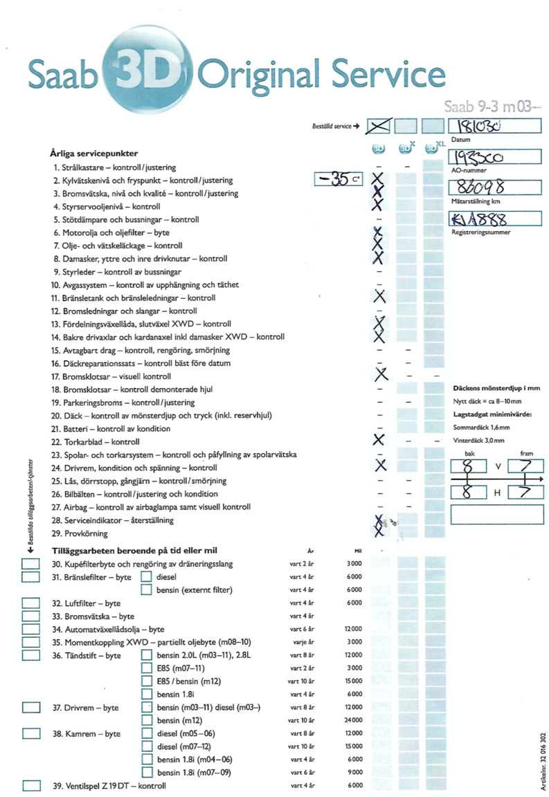 Dokumentation för 2007 SAAB 9-3 AERO SPORTCOMBI (19)