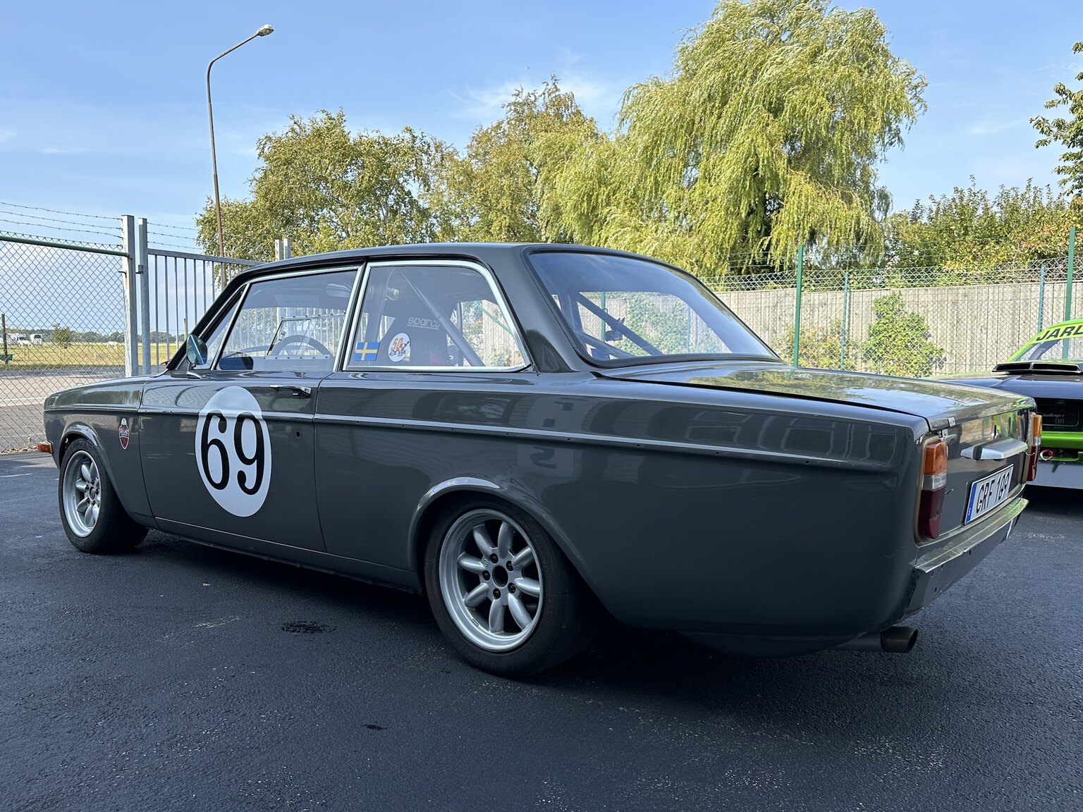 Exteriörbild på 1969 Volvo 142 race car