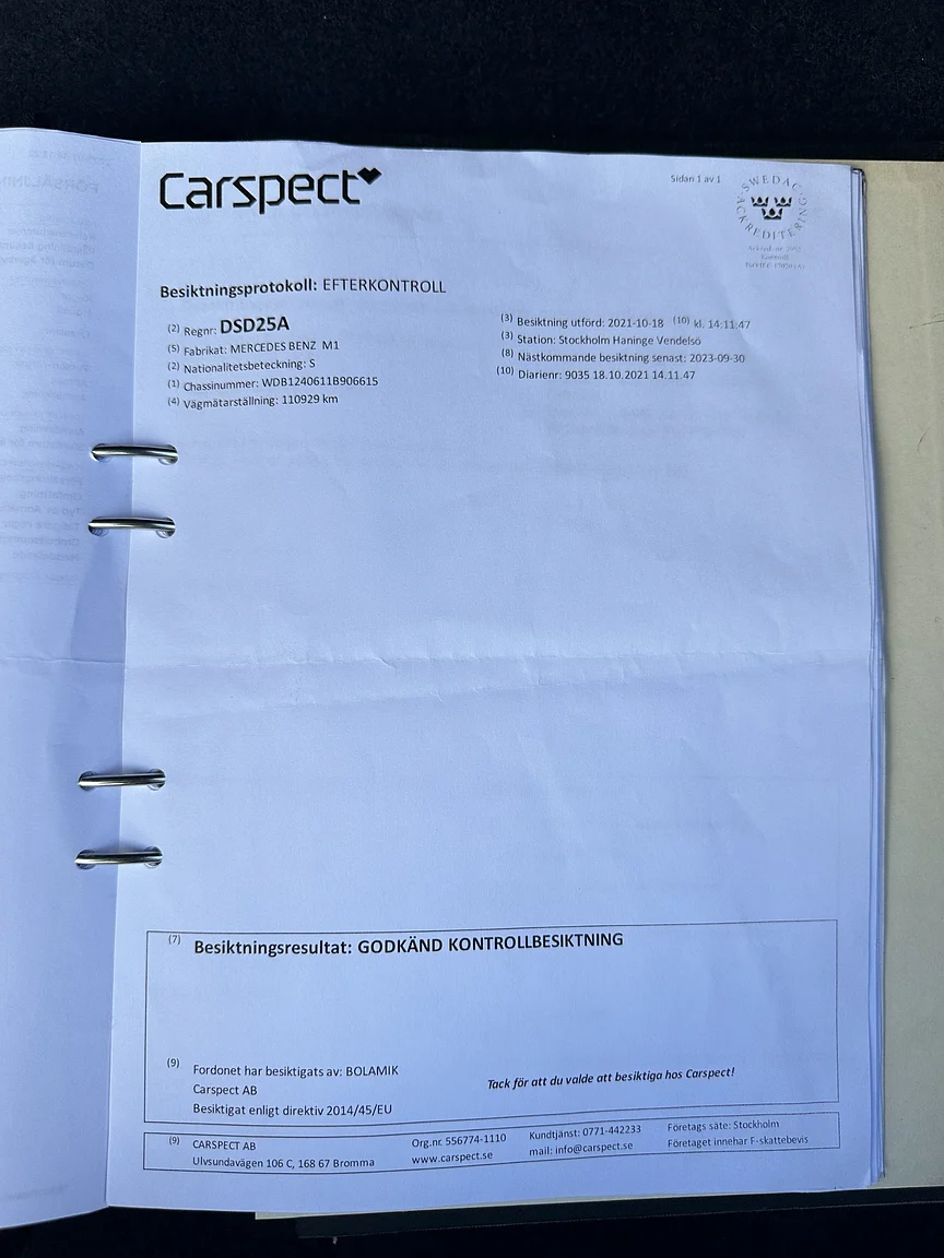 Dokumentation, 1993 Mercedes-Benz 300 CE-24 Cabriolet (32)