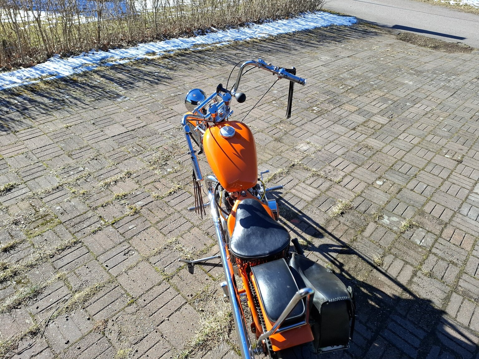 Exteriörbild på 1953 Triumph Thunderbird Chopper