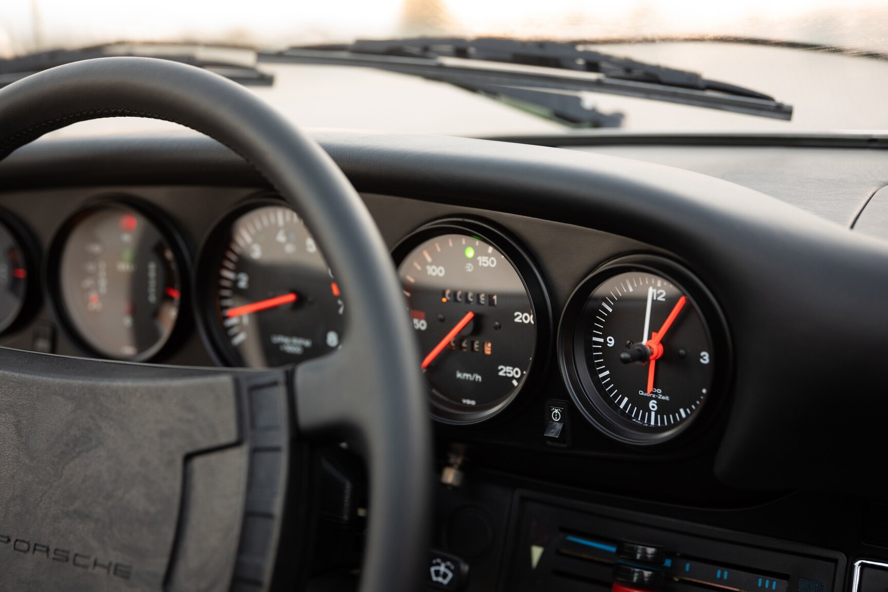 Interiörbild 1974 Porsche 911 S Targa