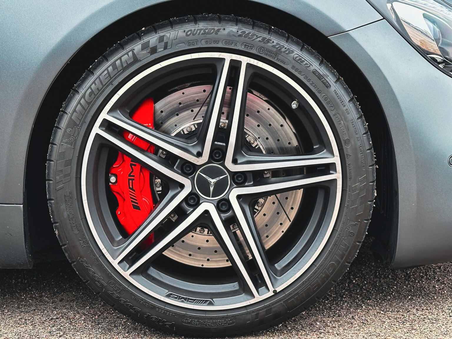 Exterior image of 2018 Mercedes Benz AMG GT C