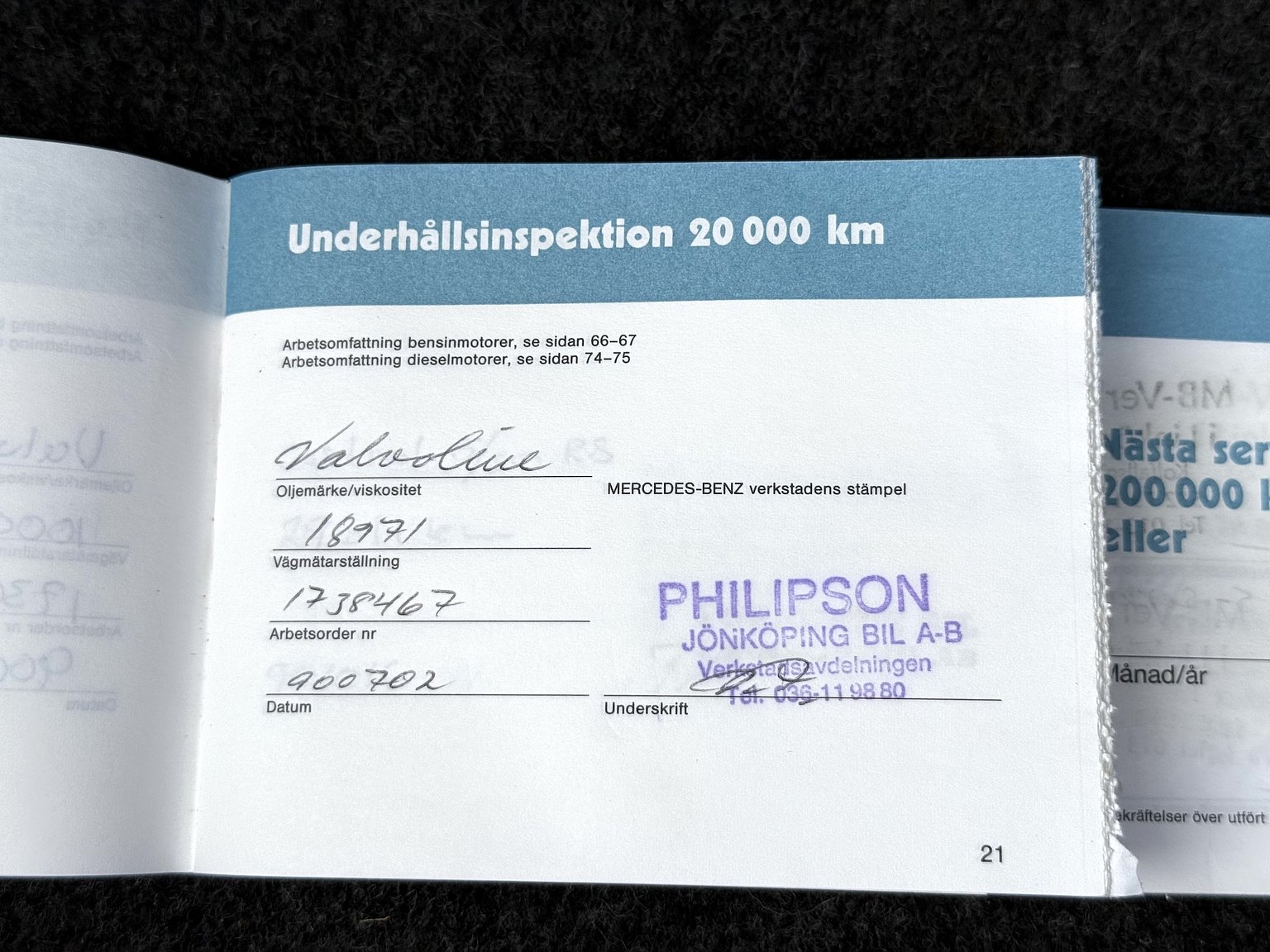 Documentation for 1989 Mercedes-Benz 190 E