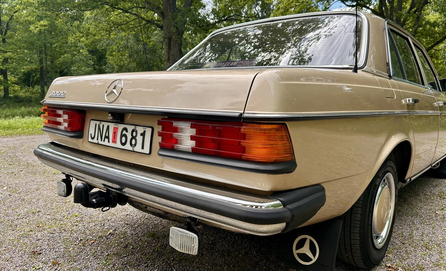 Exteriörbild på 1976 Mercedes-Benz 300 D (21)
