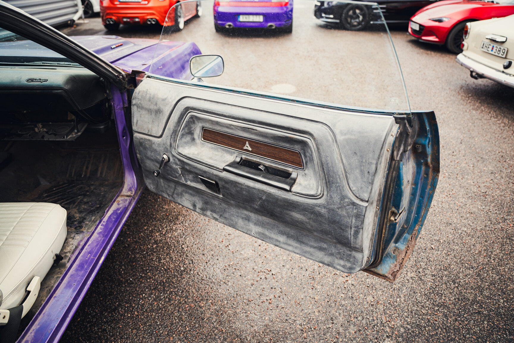 Interiörbild 1970 Dodge Challenger - Ett sista race