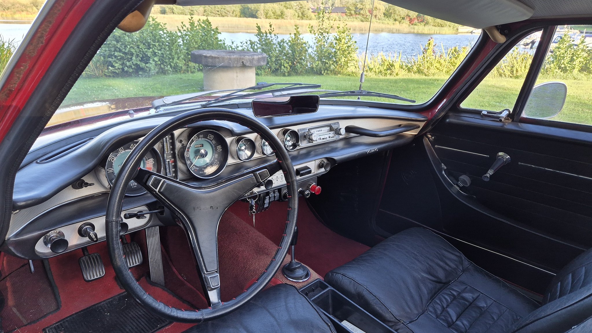 Innenraumfoto von 1968 Volvo P1800S